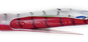H2OPRO SHALLOW TAIL-MEAN MACHINE LURE SM ST  19 RED WHITE