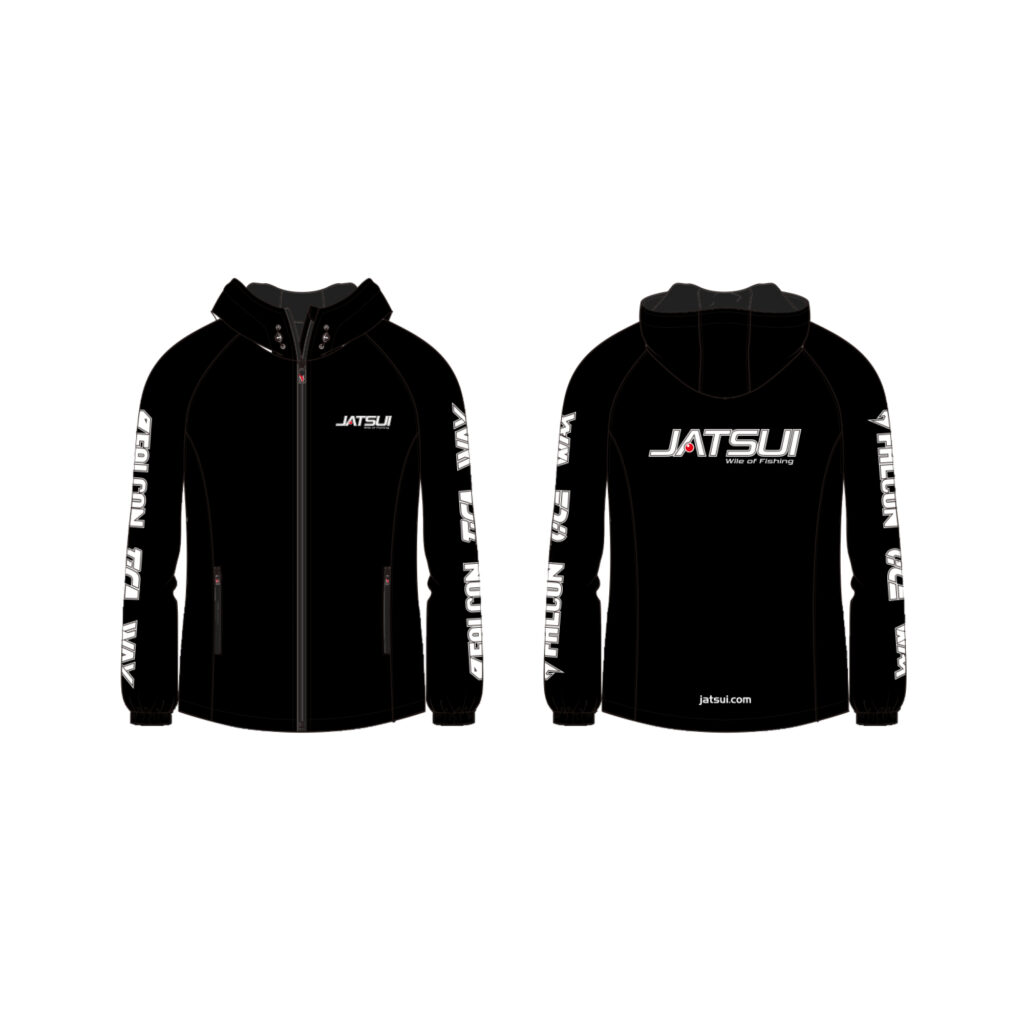 JATSUI GIACCA BLACK WINDBREAKER  #XL