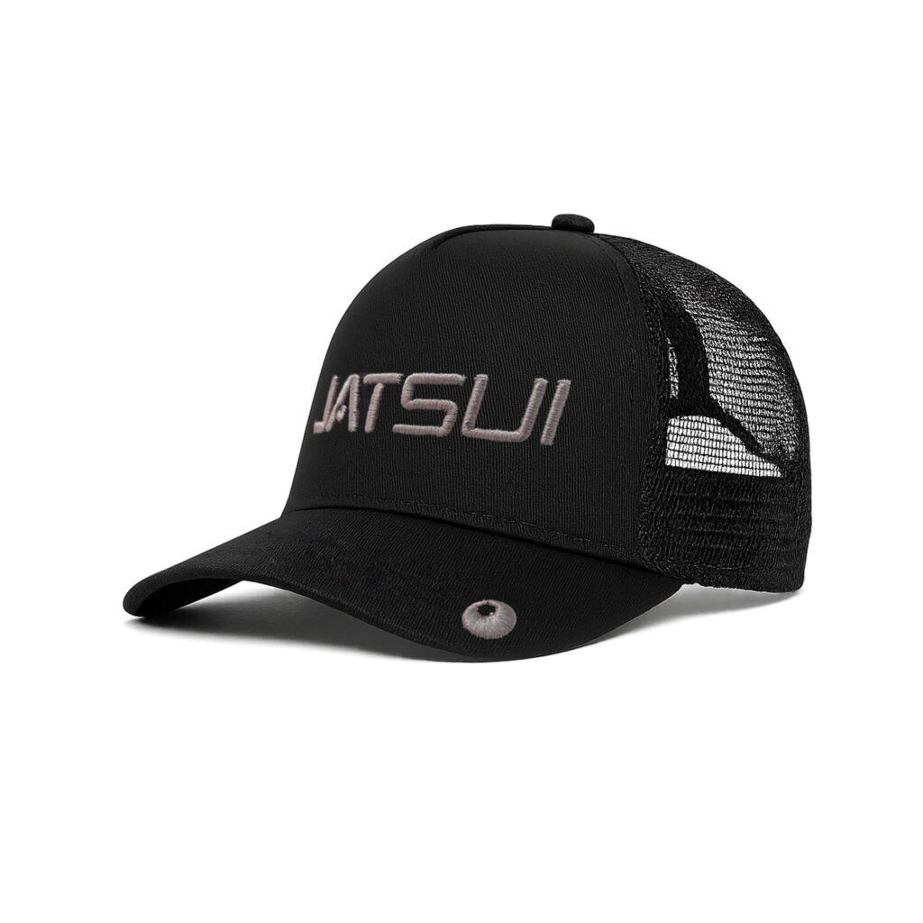 JATSUI CAPPELLINO TRUCKER NERO LOGO NERO