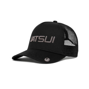 JATSUI CAPPELLINO TRUCKER NERO LOGO NERO