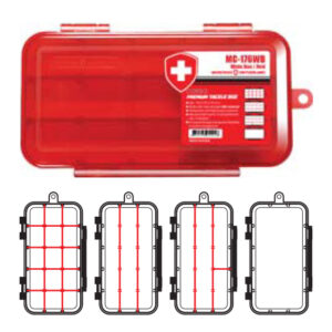 MONCROSS TACKLE BOX MC-176WB COL.RED MM 189X94X33