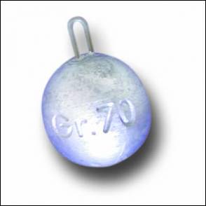 Piombo da Pesca a SFERA con anello inox piombo tecnico