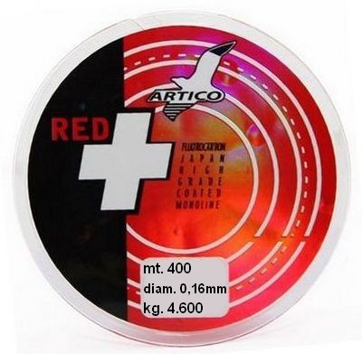 Monofilo Red+ 400mt Artico