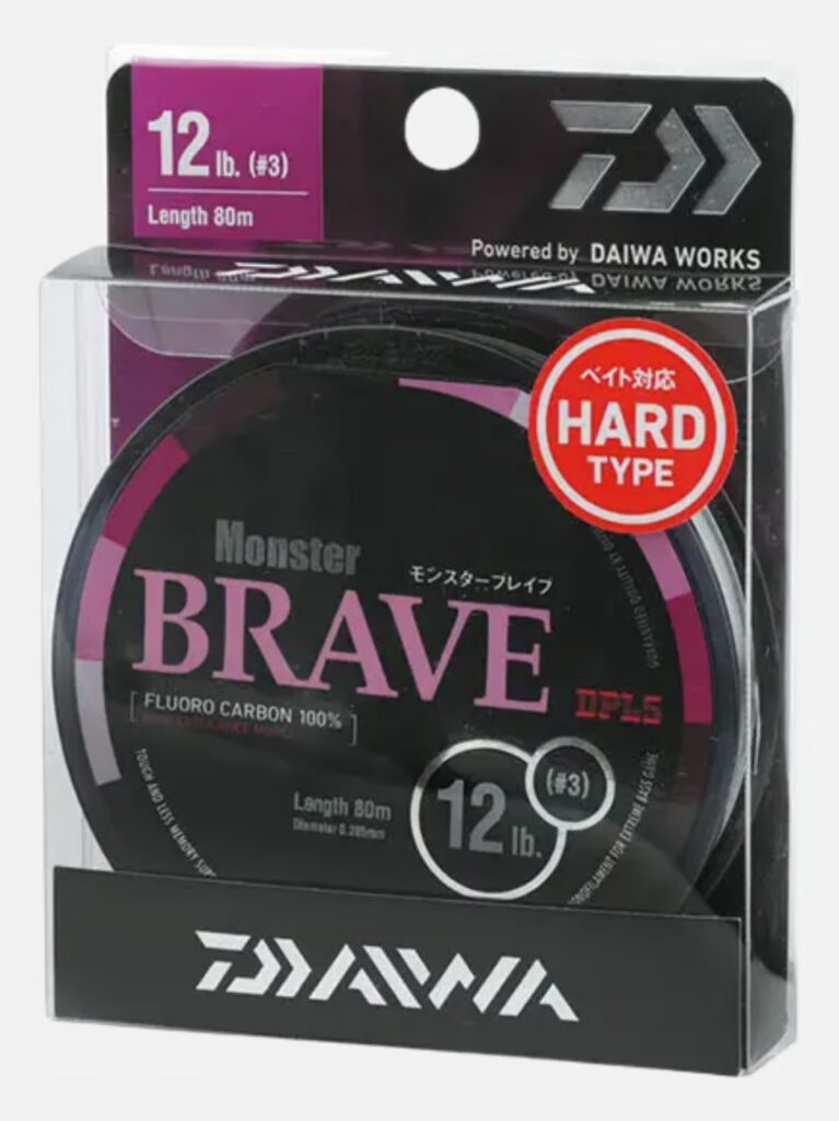 DAIWA MONSTER BRAVE Hard Type 80mt 0.31-14 Lb. Fluorocarbon