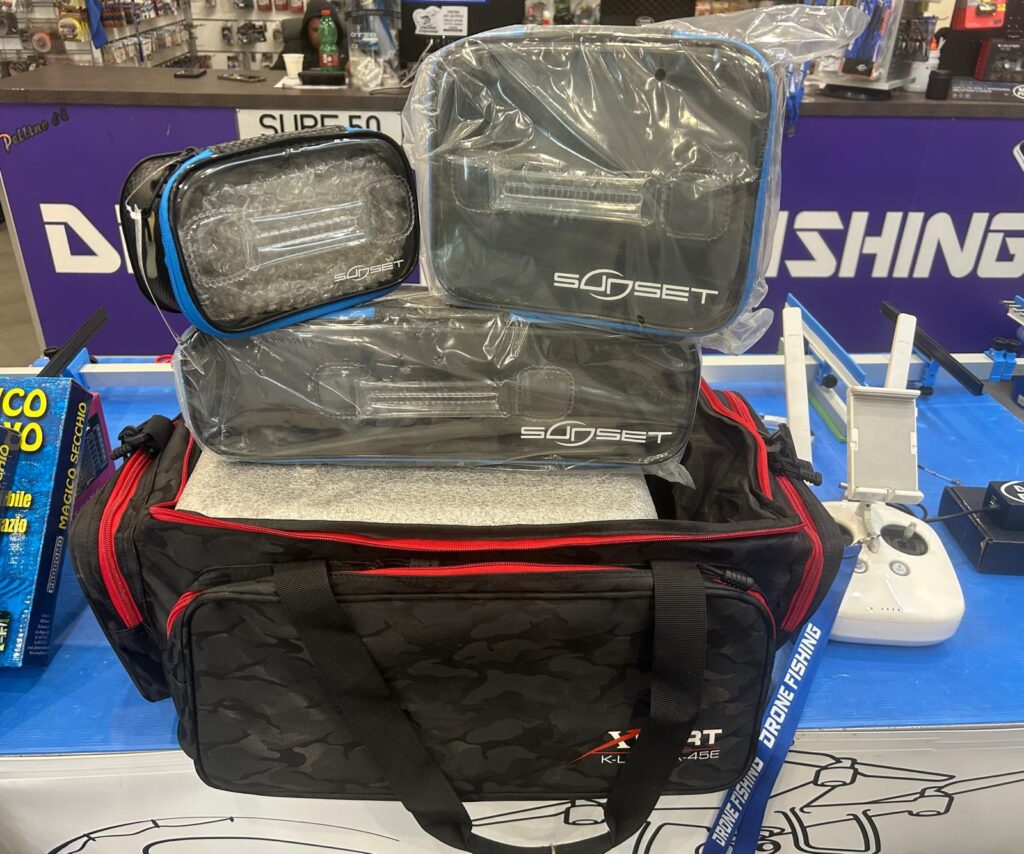 Offerta Kit Bundle Borsa Carryall Sert K-Line CA-45L + 3 Box Sunset RS Competition Portaminuteria