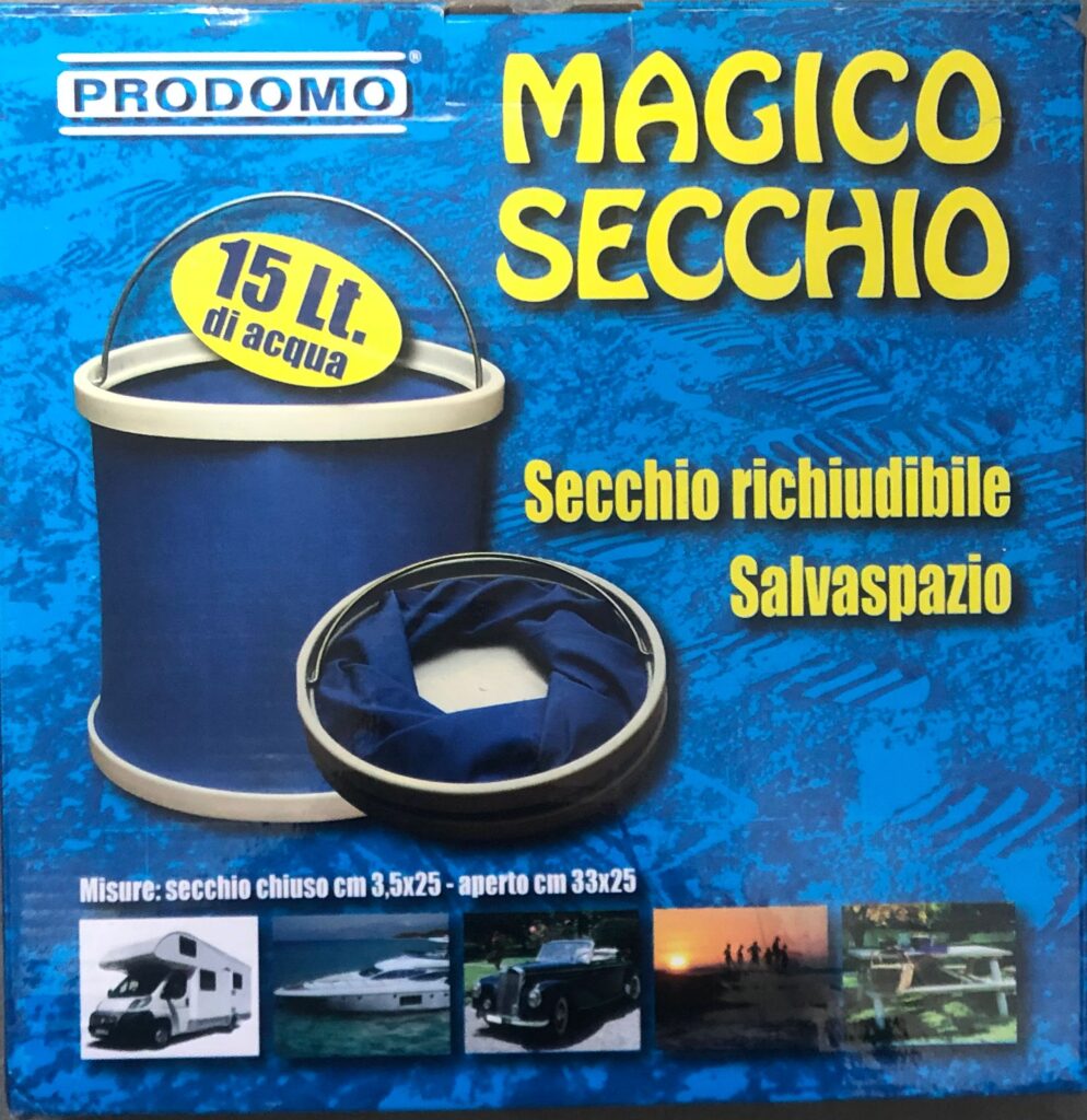 Secchio richiudibile salvaspazio Prodomo 15lt