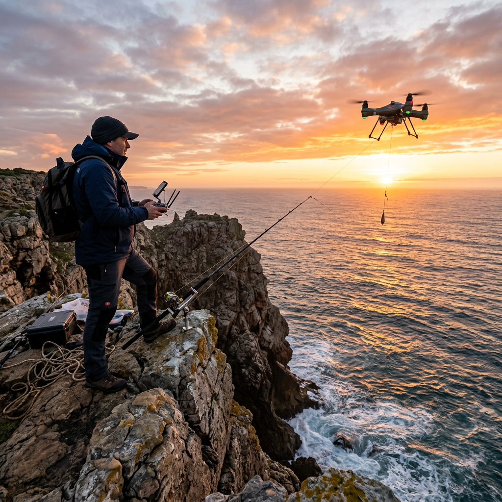 Drone Fishing tra tecnologia, normativa UAS e attrezzatura da pesca
