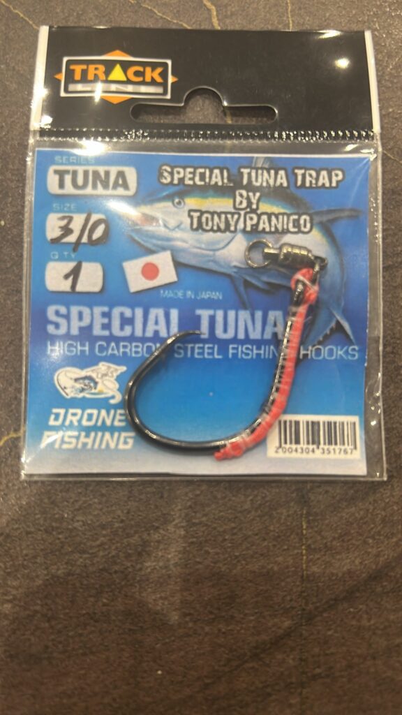 AMO BIG TUNA CON GIRELLA CON TRAPPOLA MIS 3/0 1 Pcs By Tony Panico