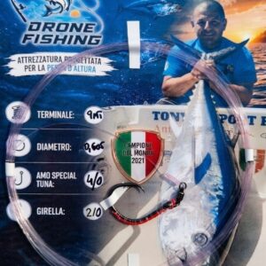 Terminale Special TUNA TRAP 9mt 0.605 AMO 4/0 GIRELLA 2 By Tony Panico