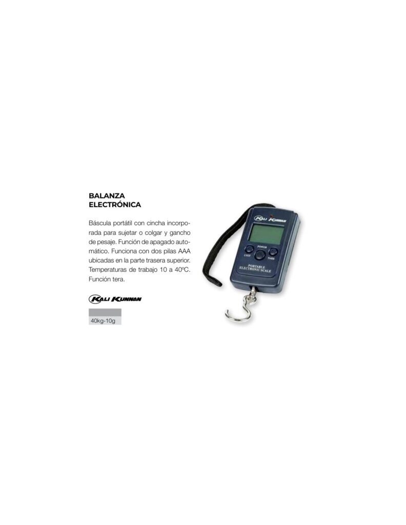 BILANCIA ELETTRONICA KALI KUNNAN 40kg/10g