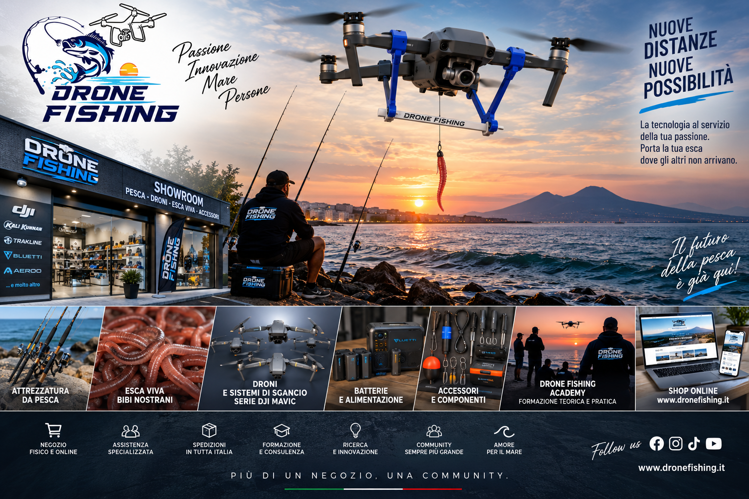 DRONE FISHING: INNOVAZIONE, PASSIONE E FUTURO DELLA PESCA